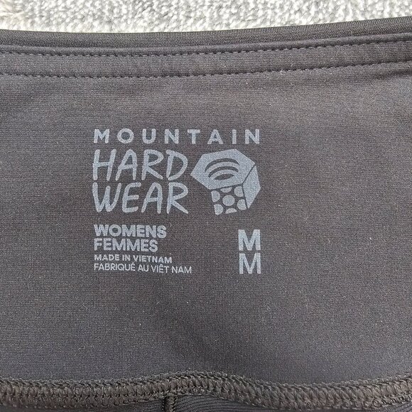 mountain hardwear Womens Medium mountain Stretch leggings black 1942641 UPF 50 - Picture 4 of 12